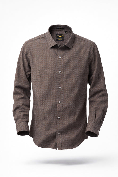 Taupe Medallion Jacquard